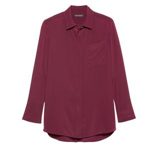 NWT Banana Republic Washable Slik Blouse